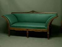 Louis Seize-Sofa, süddeutsch, um 1780
